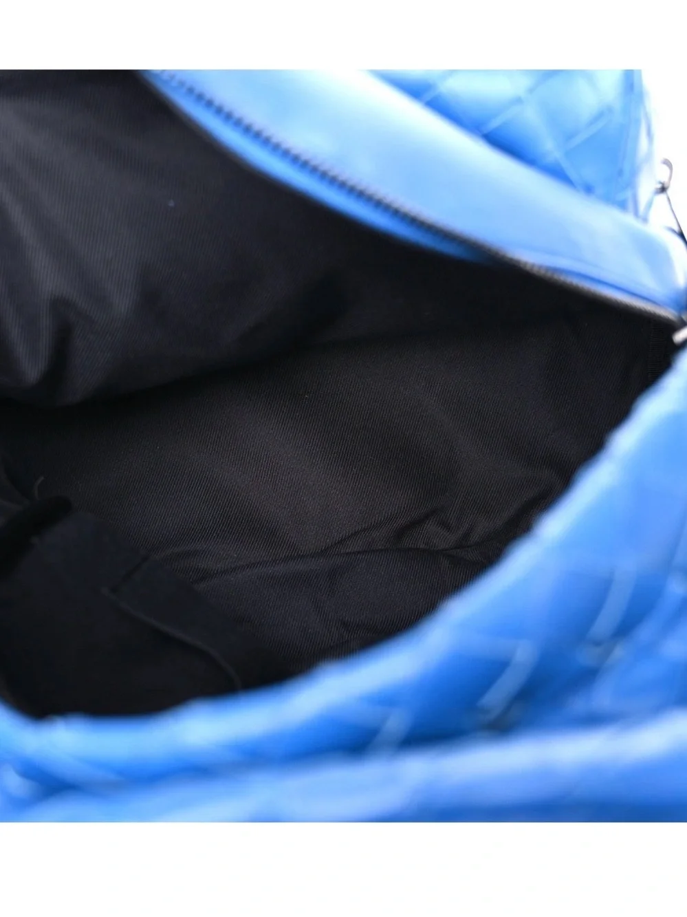 Bottega Veneta Royal Blue Intrecciato Leather Backpack